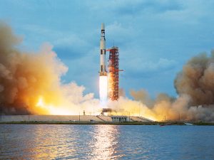 Shuttle Launch into space